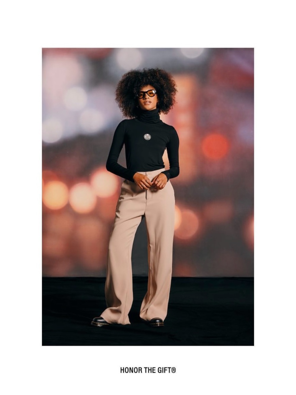 Honor the Gift Tan Bell Trouser Pants